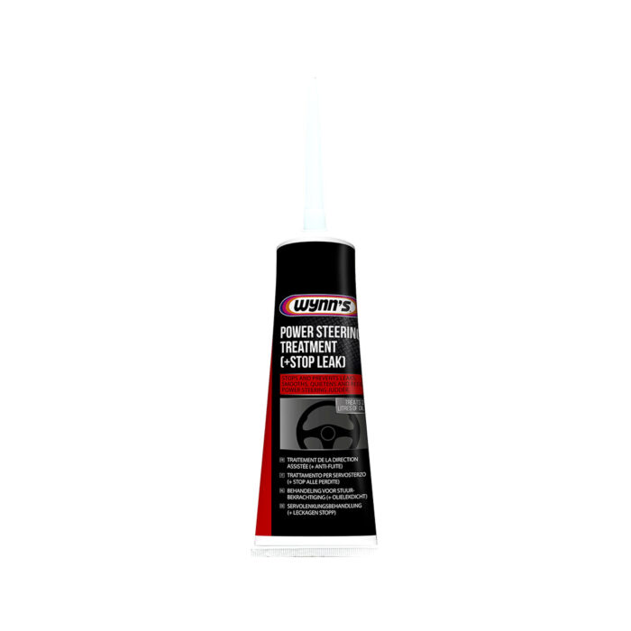 A tube of power steering stop leak